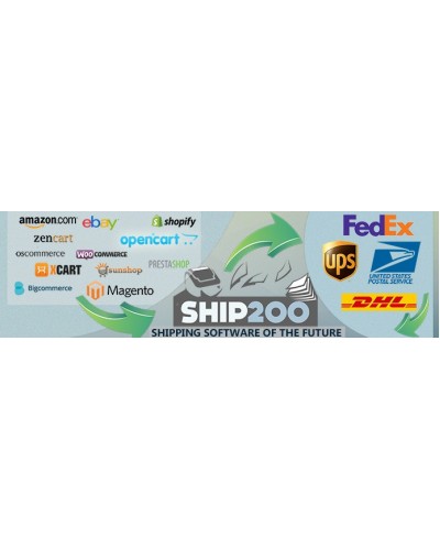 Ship200 FREE Multi Carrier Shipping Software - OneByOne Plugin